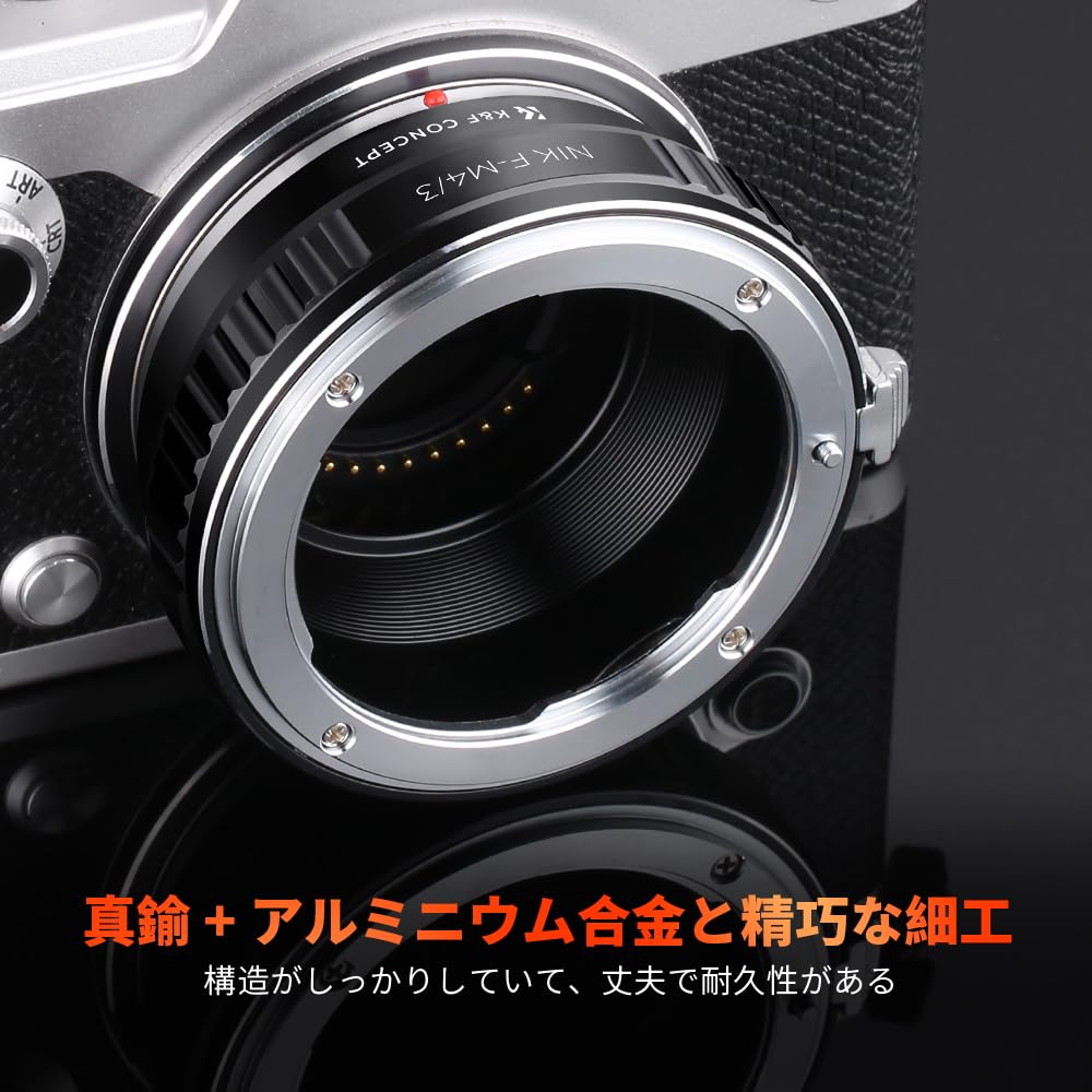 Concept Mount Adapter Nikon F Mount Micro Four Thirds Conversion Nikon Compatible F Mount Lens to Micro Camera Mount Conversion Adapter for Micro Four