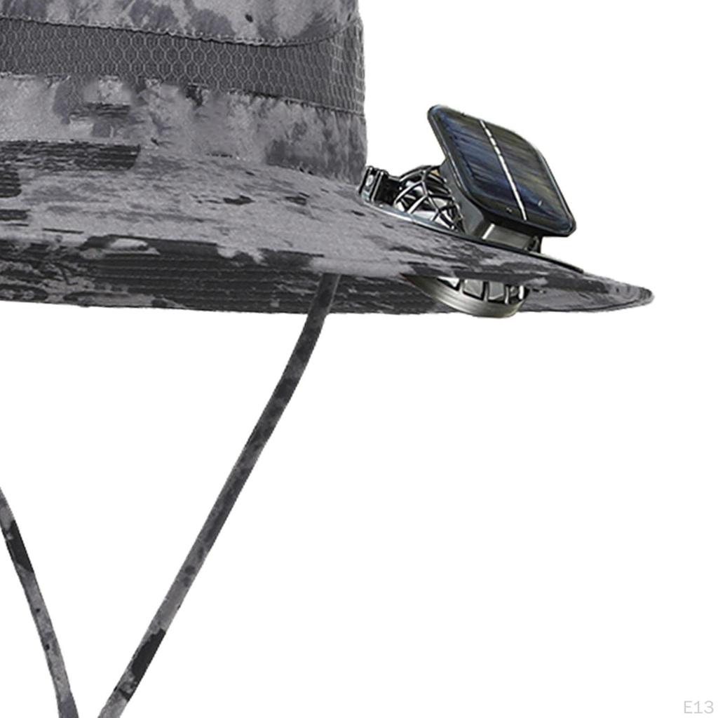 Kühlende Ventilatorhüte Sonnenhut Atmungsaktiver Fischerhut Schutz Cowboy mit für Reisen