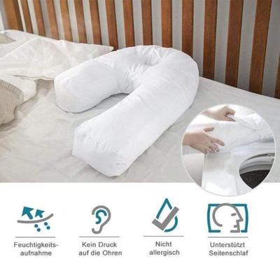 Anti-snoring Travel Pillow, Soft U-shaped Headrest Side Pillows for Sleeper Side Pillow for