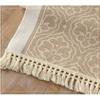 Nordic Minimalist Wallpaper Cotton Linen Wallpaper Waterproof and Stain Resistant Holiday Dining Table Wedding Decoration
