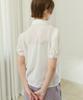 WIOE Seethrouh Frill Blouse_White