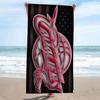 Cleveland Cavaliers Logo Print Beach Towel, Large Soft Quick Dry Towel for Beach Camping Swimming