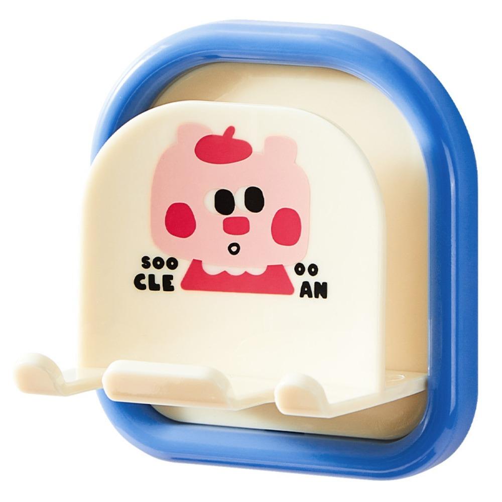 

Wall Mounted Toothbrush Storage Rack Perforation-free Toothbrush Cup Mouthwash Cup Home Decor