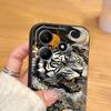 Black Soft Phone Cover Case for Xiaomi Redmi Note 11s 10S 13 14 Pro Plus 12s 7 8 9 10 11 12 9S Cool Silver Tiger
