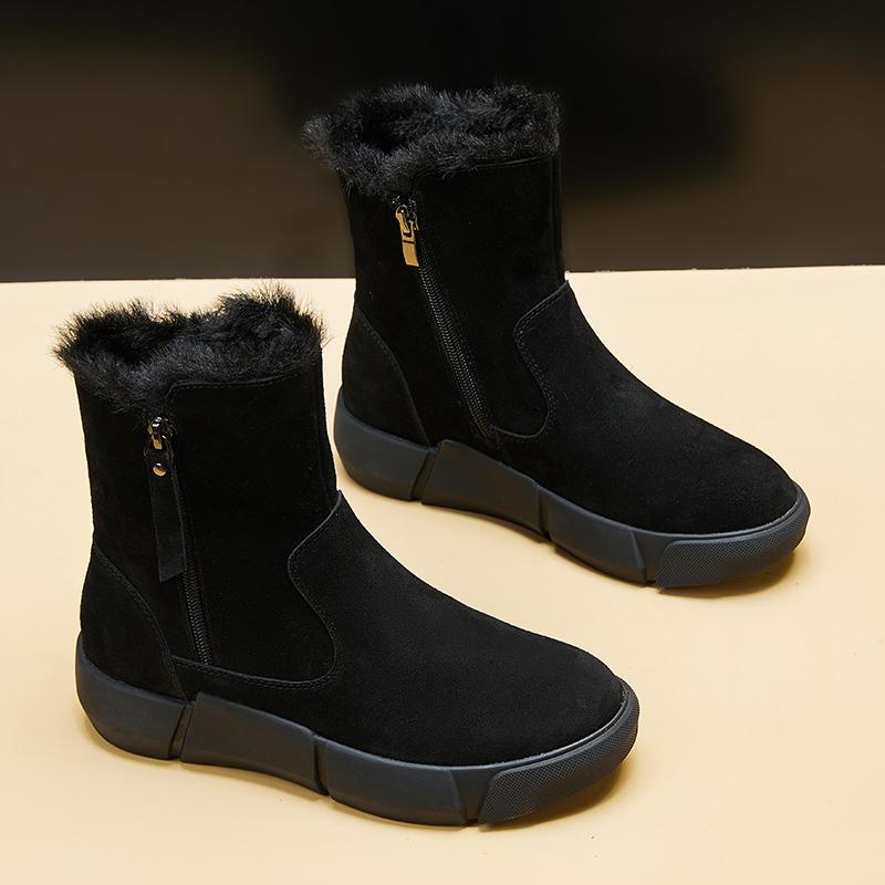 Snow Boots New Winter Velvet Thickened Warm Platform Shoes Socks Boots Cotton Shoes