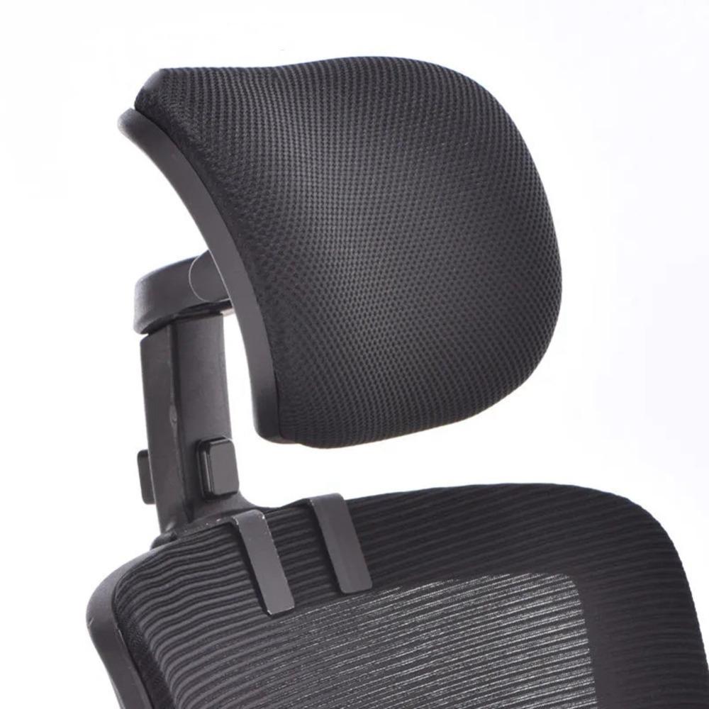 Black Computer Chair Headrest Sponge Office Chair Headrest New Office Chair Extender  Office