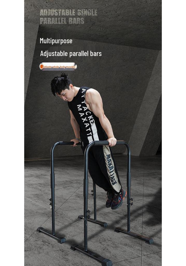 Adjustable Indoor Pull-up Bar: Single/Double Bar Fitness Equipment