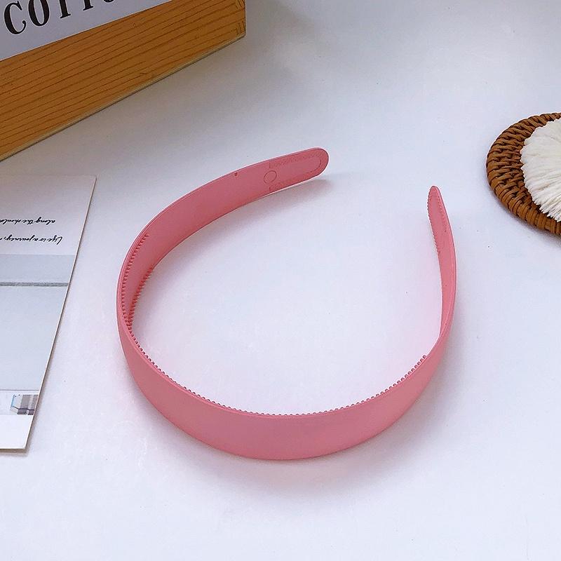 Korean Fashion Color Hair band Versatile Wide Edge pure color Headband Girls Fixed Hairstyle Bangs hair hoop Hair Accessories