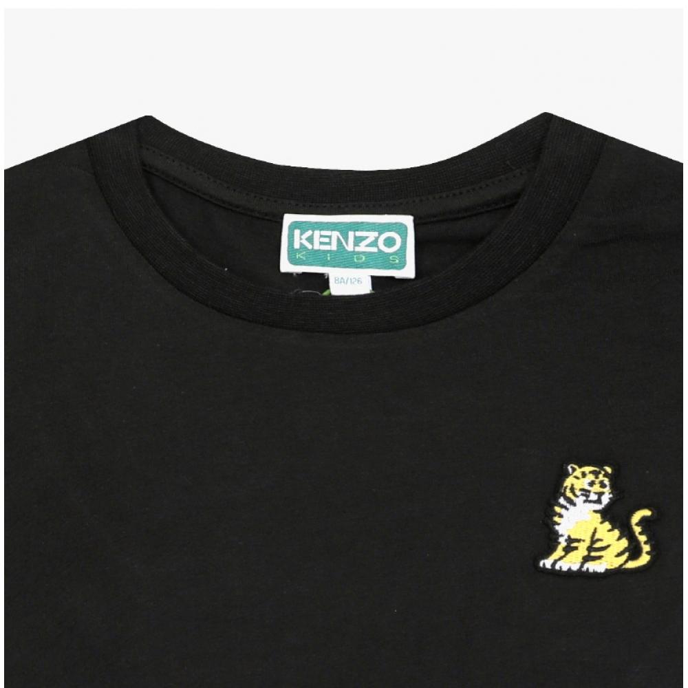 Kenzo Tiger Kids Short Sleeve Tee K61506 095