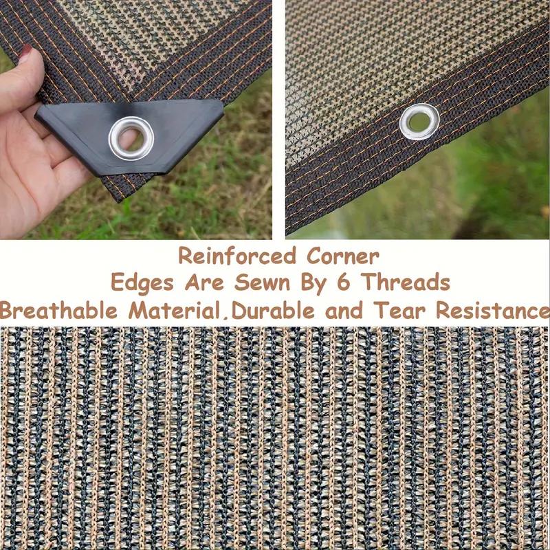 UV Resistant Outdoor Sunshade with Breathable PE Fabric on The Side Walls Suitable for Sun Shading in Terraces Gardens