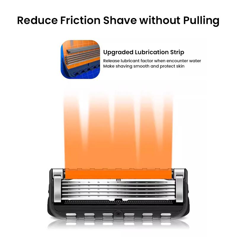 Gillette Fusion 5 Razor 1 Handle 4 Razor Heads 1 Stand