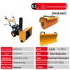 Compact Hand-Push Snow Sweeper for Efficient Road and Community Snow Removal
