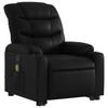Vidaxl Lift and Massage Chair, Reclining, Black, Eco-Leather