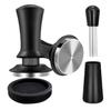 Custom Logo 51 53 58mm Espresso Elastic Force Coffee Tamper Calibrated Coffee Tamper Tool with Spring Loaded Hand Tamper