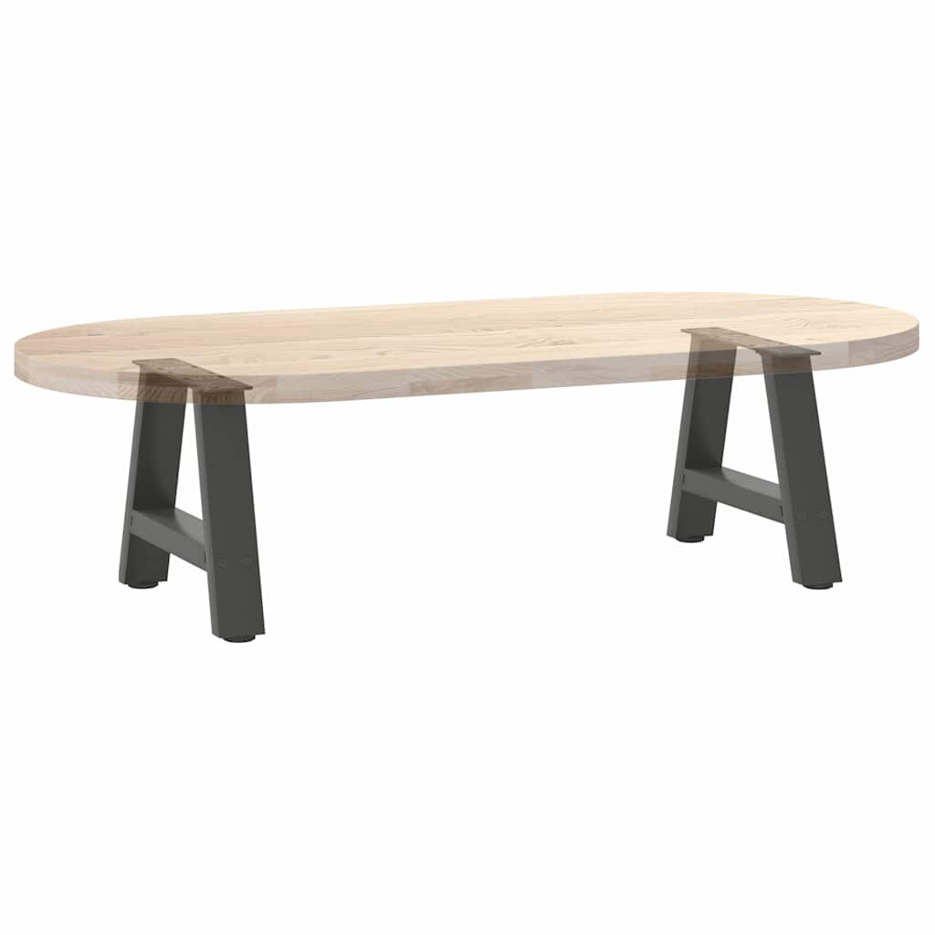 Vidaxl Coffee Table Legs, 2 Pcs, Anthracite, 40X(30-31) Cm, Steel