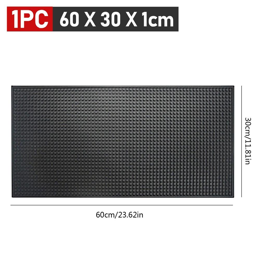 Tapete de Bar Borracha Tapetes de Bar de Café Antiderrapante PVC Tapete para Copo Impermeável Resistente ao Calor Tapete Escorredor para Bar Café Barista Coquetel Bartender