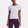 Under Armour Drop Shoulder Sleeve T Shirt Women's White Unisex 1364661-100
