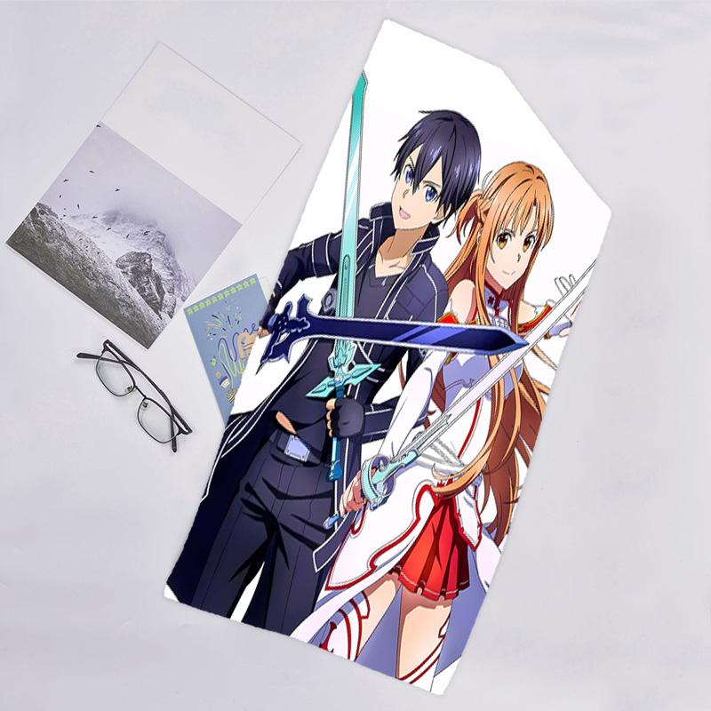 1pc Sword Art Online1 Beach Towel, Beach and Seaside Swimming Pool Equipment, Fashion Pattern, Rectangular, Travel Essentials