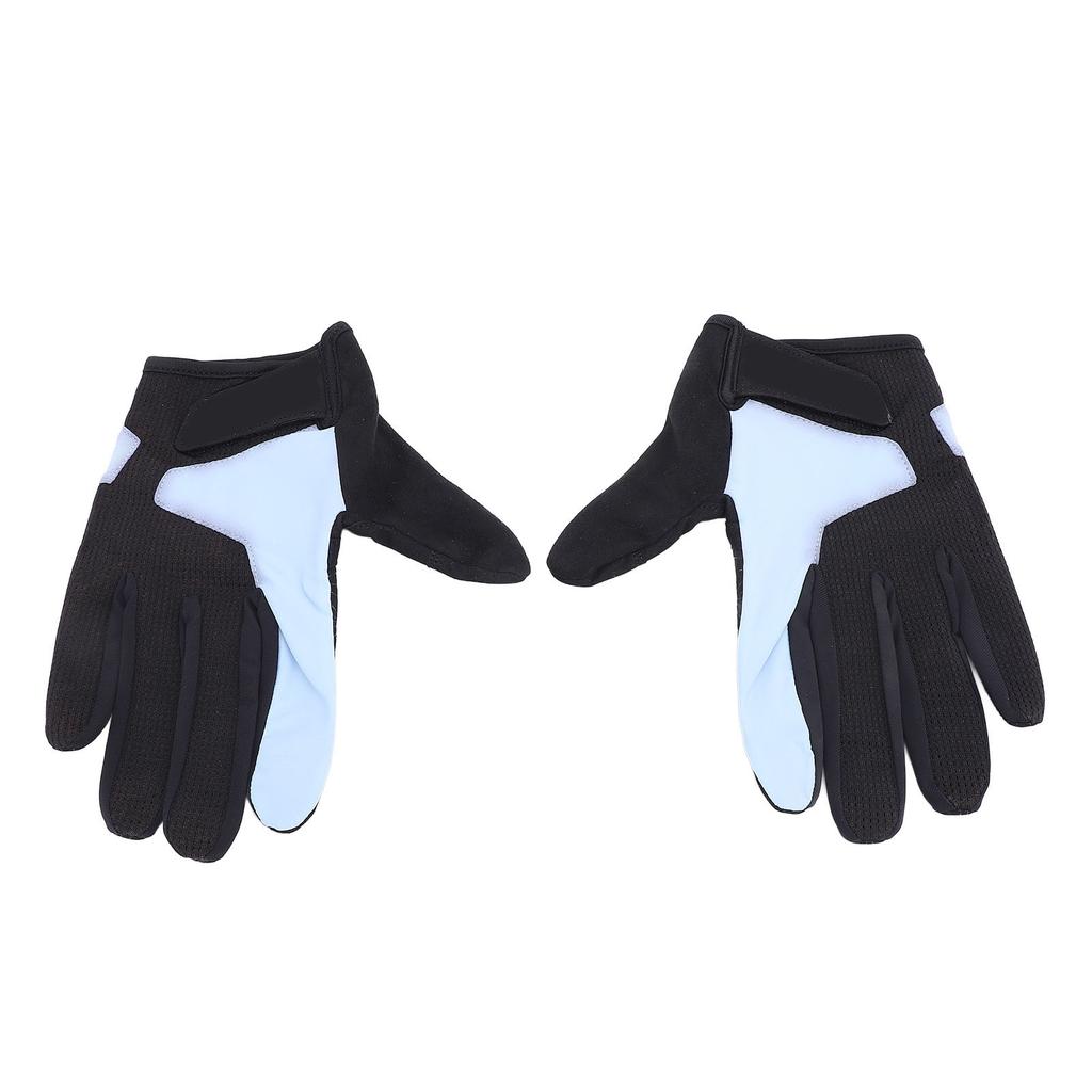 Full Finger Cycling Gloves Men Women Racing Workout Shock Absorption Support Touch Screen