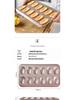 Non-Stick Stainless Steel French Shell 3D Cake Mold - 12-Cavity Baking Pan for Chiffon Pastry