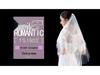 European & American Short Bridal Veil with Lace, Rhinestones & Comb