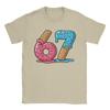 Unisex Six Seven Ice Cream Drip Cool Meme Funny Number T Shirts Pure Cotton Clothing Vintage Round Collar Tees Summer TShirts