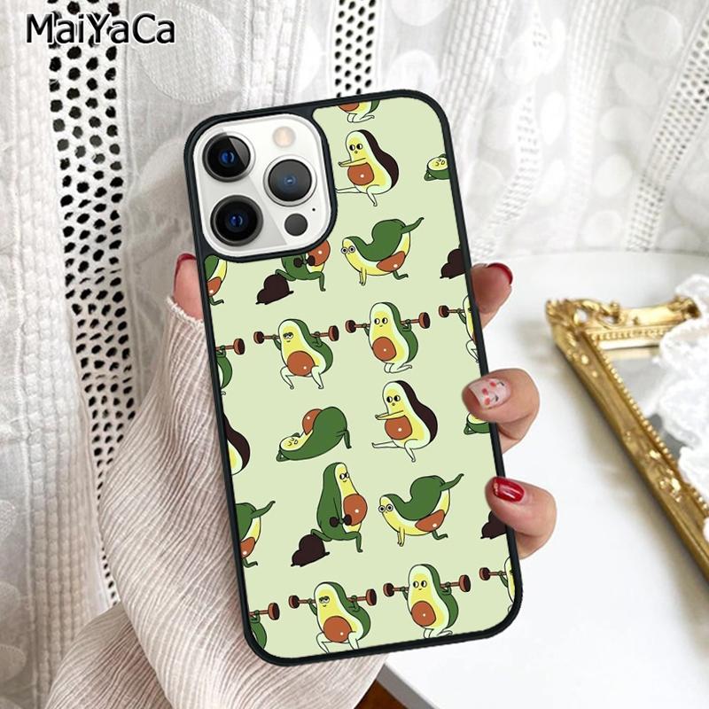 Lovely Fruit Avocado Phone Case Cover For iPhone 17 Air 16 16e 15 plus 11 12 13 14 pro max shell coque