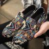 Fashion Moccasin Canvas Casual Shoes for Men Wear To Work Korean Style Sneakers Breathable Trends 2025 Cheap Liquidation Adults Man Shoe