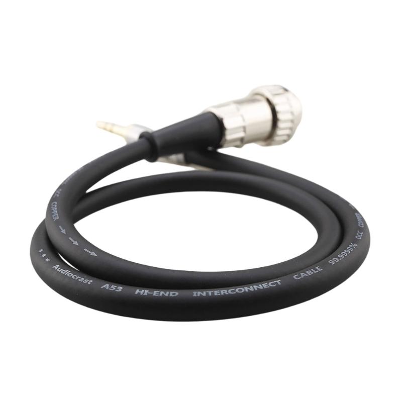 3.5mm Sound Port To DIN 5 Pin Adapter Cable For High Quality Sound Transmission From PC To Retro Amplifiers