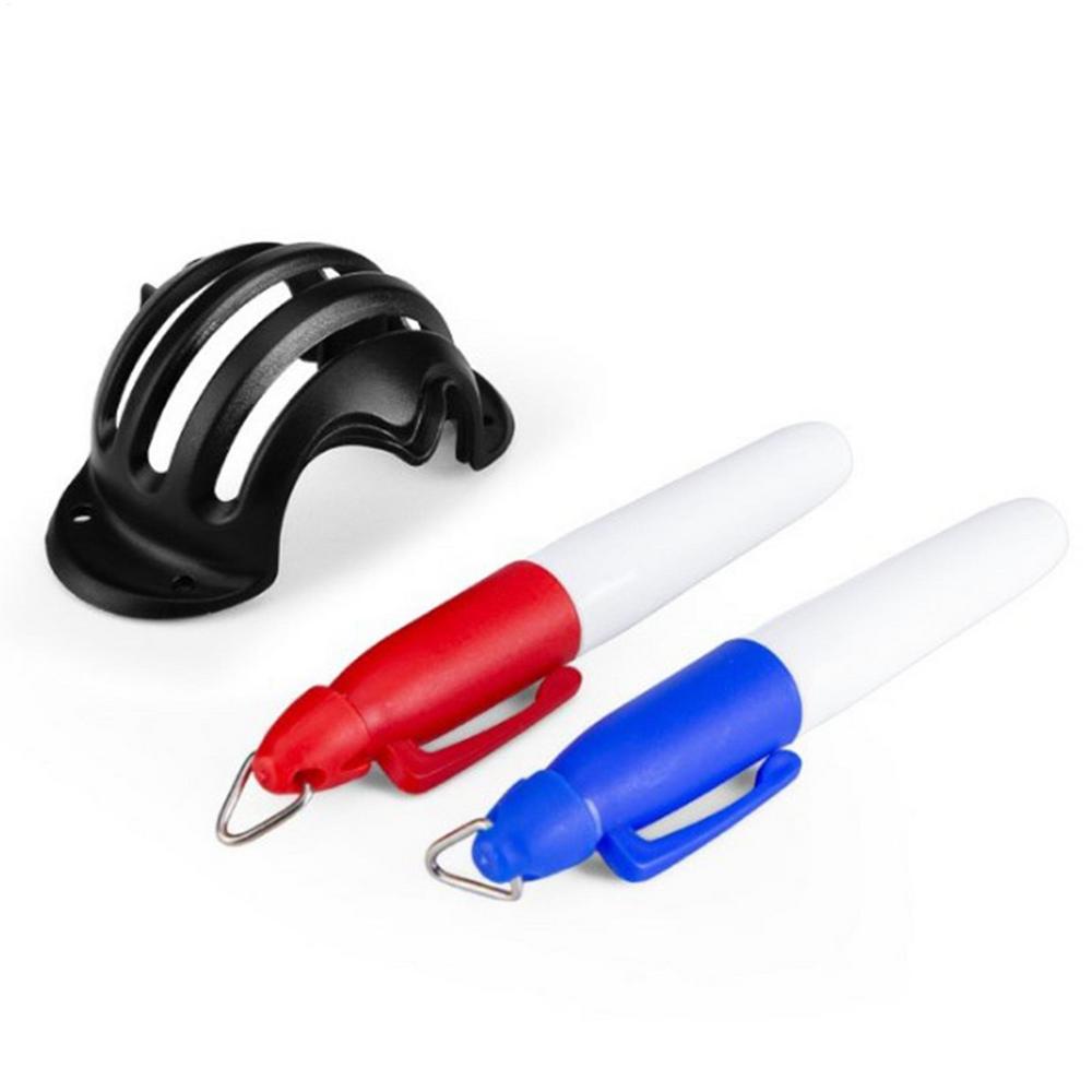 1pc Golf Ball Line Liner Drawing Marking Alignment Putting Tool and 2 Pieces Golf Ball Marker Pen, Golf Scribe Accessories