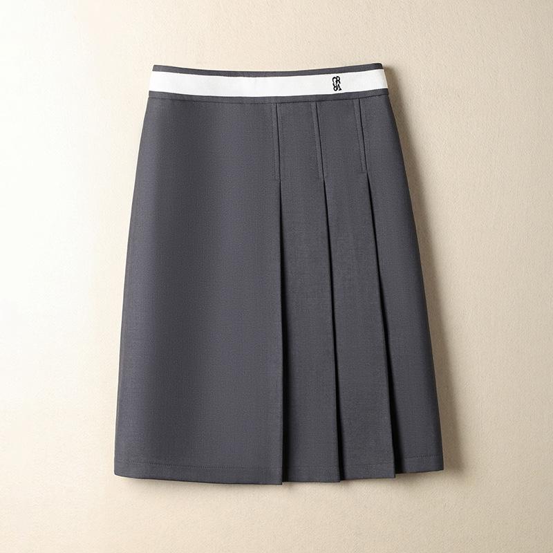 

Autumn/Winter 2025 Women s High Waist Irregular Pleated A-line Skirt 31 / 3XL [135-145 lbs recommended]