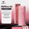 Aula F87 Pro V2 Custom Mechanical Keyboard Wireless Triple Mode Bluetooth Silent Rgb Backlit Gaming For Pc Computer Esports