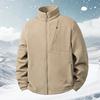 Autumn and Winter Men's Fleece Plus Velvet Thickened Austrian Fleece Outdoor Windproof Warm Jacket Polar Fleece Jacket