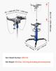 Hydraulic Transmission Jack, 1322 Lbs / 0.6 Ton Lifting Capacity Telescoping Transmission Jack with Foot Pedal, Dual Telescopic Trans, 88-176 Cm High