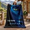 Avatar Benutzerdefinierter Name Flanelldecke Personalisierte Weiche Warme Plüschdecke Personalisierte Geschenkidee für Familie Freunde
