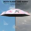 Oil Painting Umbrella Folding Rain Umbrella Travel Umbrella Small Umbrella Folding Umbrella Rain & Sun Umbrella
