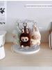 Rotating Labubu Plush Doll Display and Storage Box