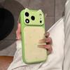 Girl powder is suitable for contrasting color polka dots Apple 17promax mobile phone case cat ears 14PM with lanyard iPhone16