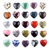 Cross Natural Stone Crystal Heart 15-70mm Healing White Crystal Ornament