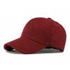 Unisex Suede Baseball Cap Adjustable Solid Color Sun Hat for Men Women Outdoor Sports