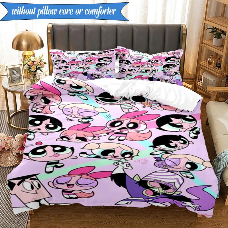 Power police Adventure 3pcs K-pop music group Bedding set,Ideal for Bedroom, Dormitory,Including Duvet Cover And 2pcs Pillowcases,Fan gifts