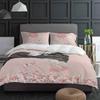 Pink Rabbit Cartoon Flower Bedding Set 3pcs Boys Girls Duvet Cover Pillowcase Kids Adult Quilt Cover Double Bed Set Home Textile