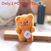 Bear Plush Butterfly Toy Cartoon Doll Keychain Backpack Pendant Holiday Gift