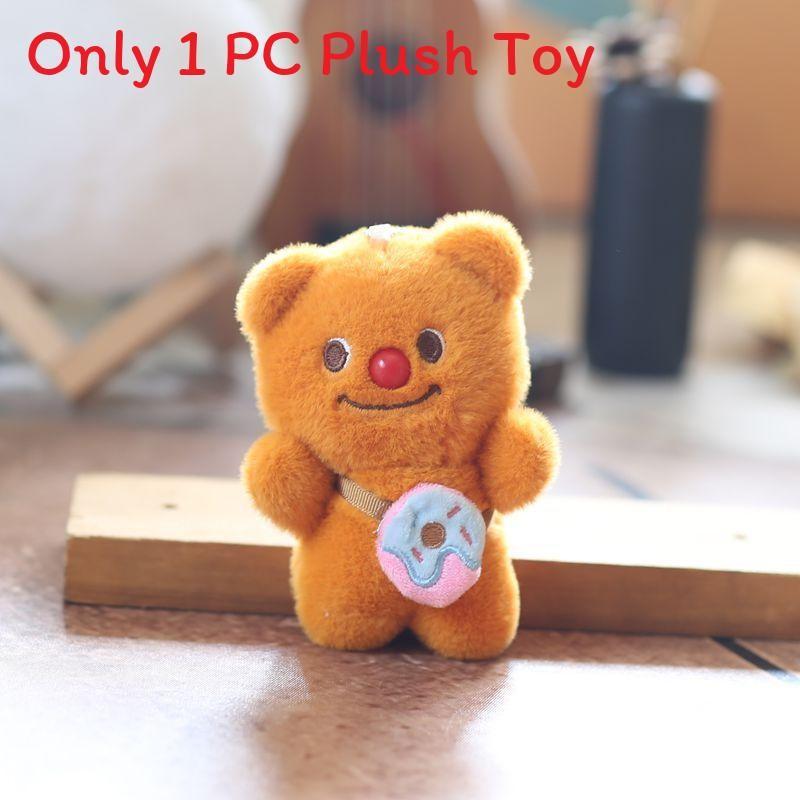 Bear Plush Butterfly Toy Cartoon Doll Keychain Backpack Pendant Holiday Gift