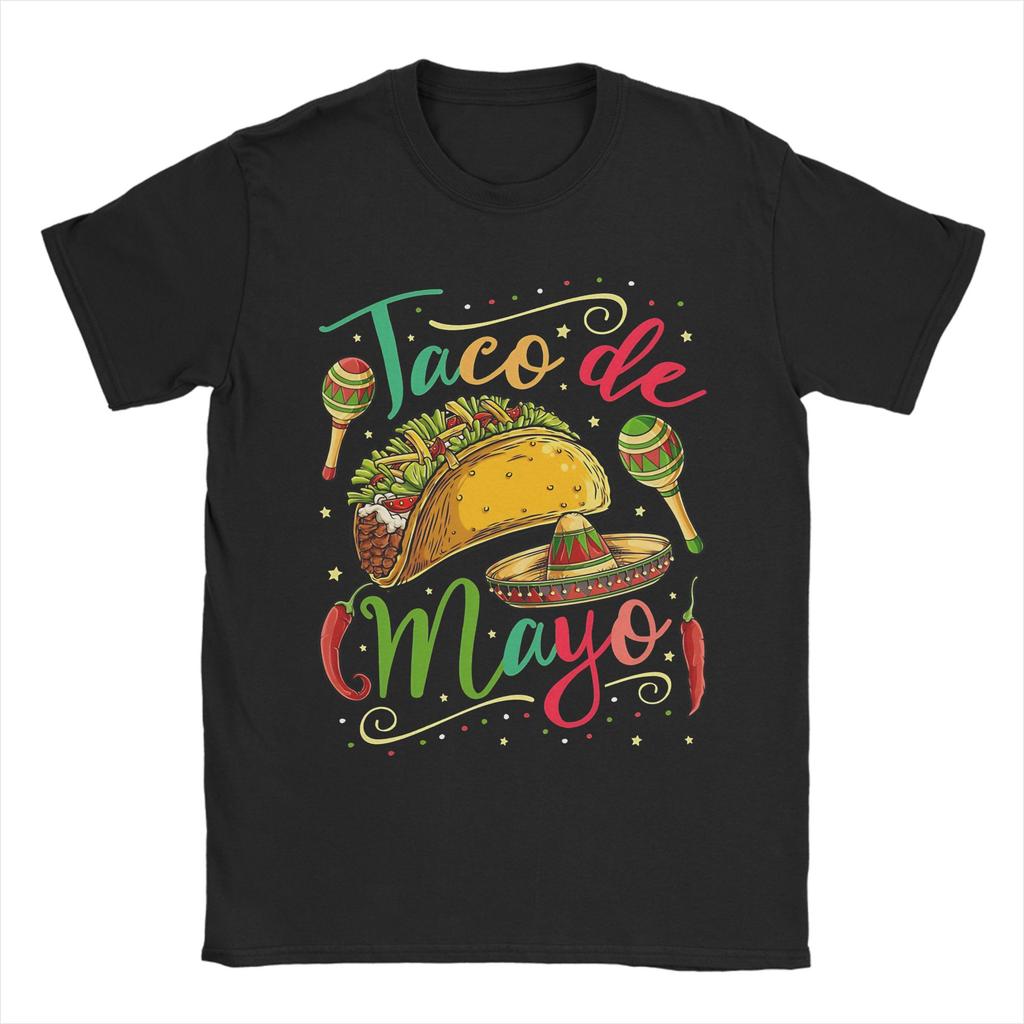 Taco Cinco De Mayo Tshirt Unisex Unisex Mexican Vintage Cotton Tee Shirt O Neck Short Sleeve T Shirts Summer Tops