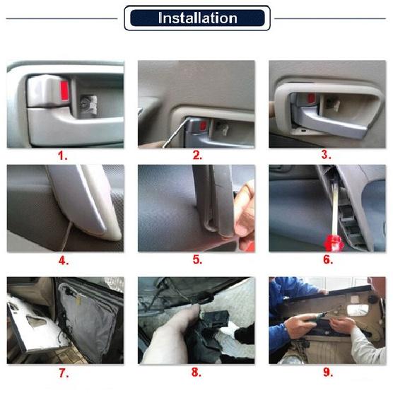 4x Microfibre Leather Protect Cover Car Door Panel Armrest For Chery Tiggo 05-09