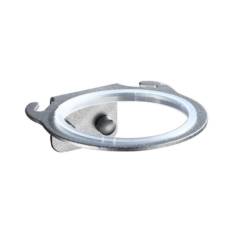 Punch-Free Wall-Mounted Hair Dryer Holder & Storage Rack