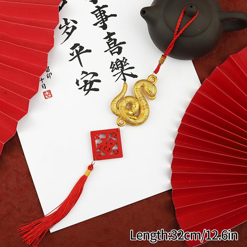 Chinese New Year Pendant Snake Year Decoration Year of The Snake Wall Plant Hanging Pendant Chinese Spring Festival Ornaments