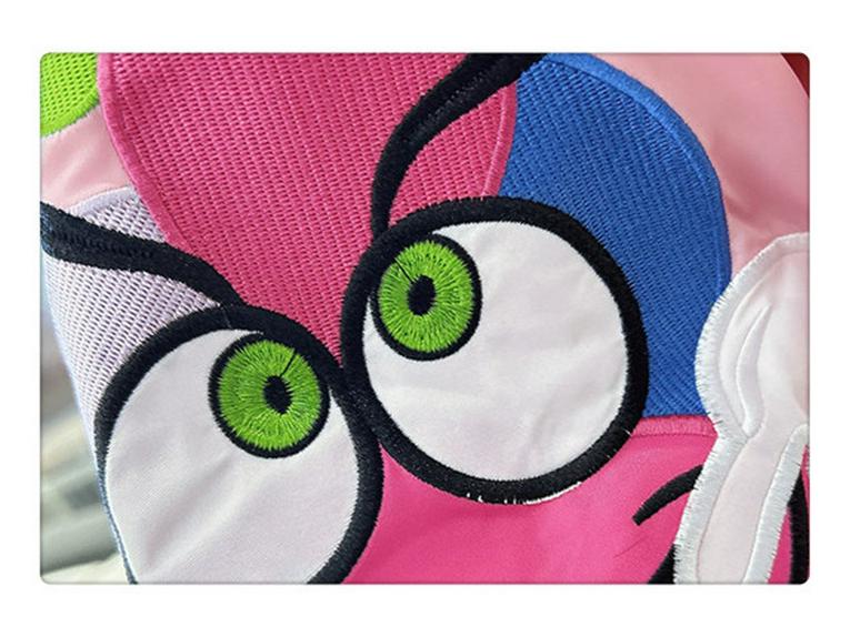 Unisex Cartoon Embroidered Baseball Jacket - Trendy Hip-Hop Style for Spring and Autumn