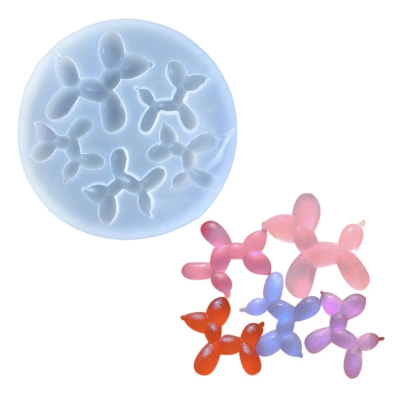 

Силиконовая форма для воздушных шаров и собак, формы для подвесок, полимерная декоративная форма для изготовления ювелирных изделий, форма для подвесок, брелок для рукоделия